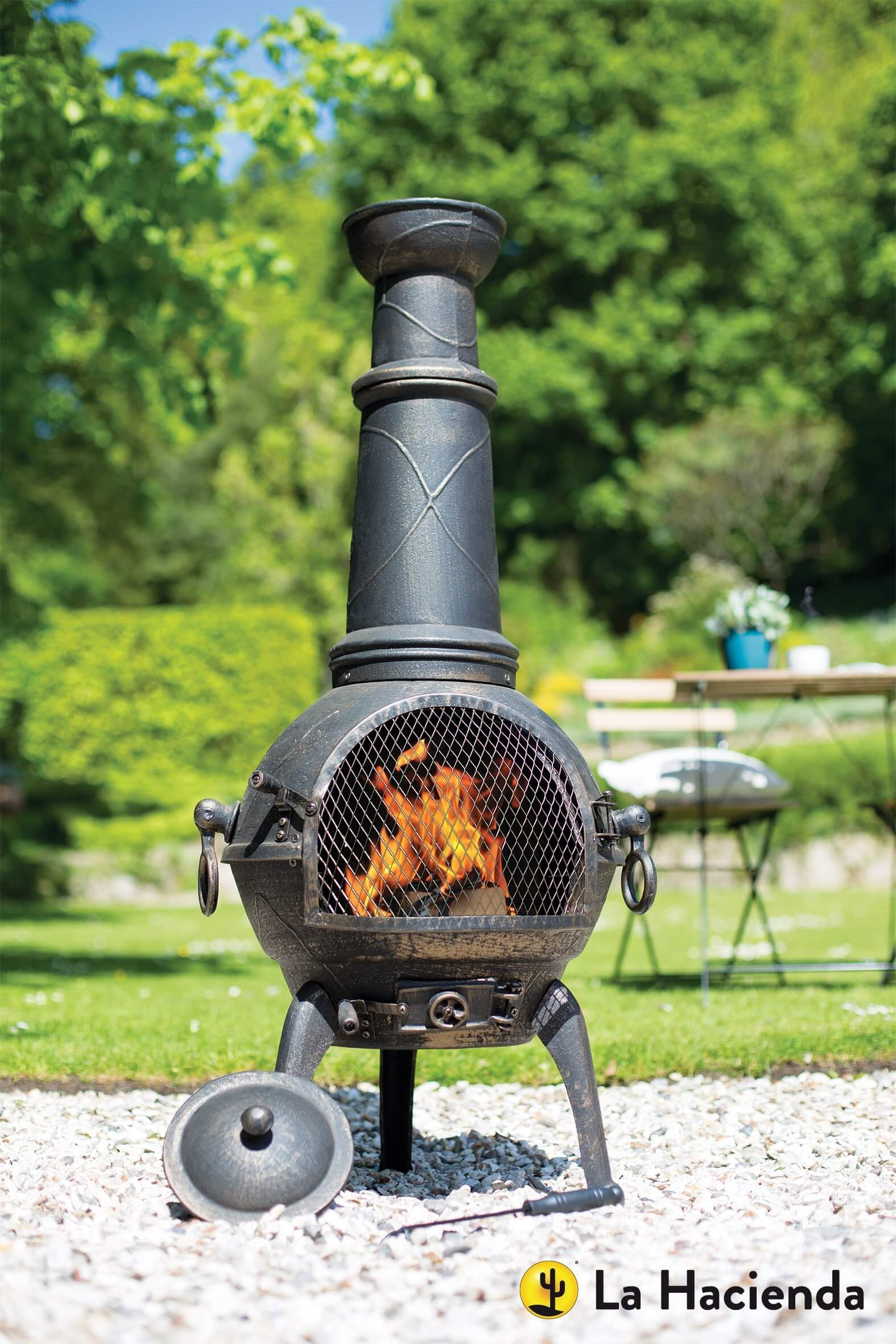 Cast iron chimenea (three sizes) - X-Large