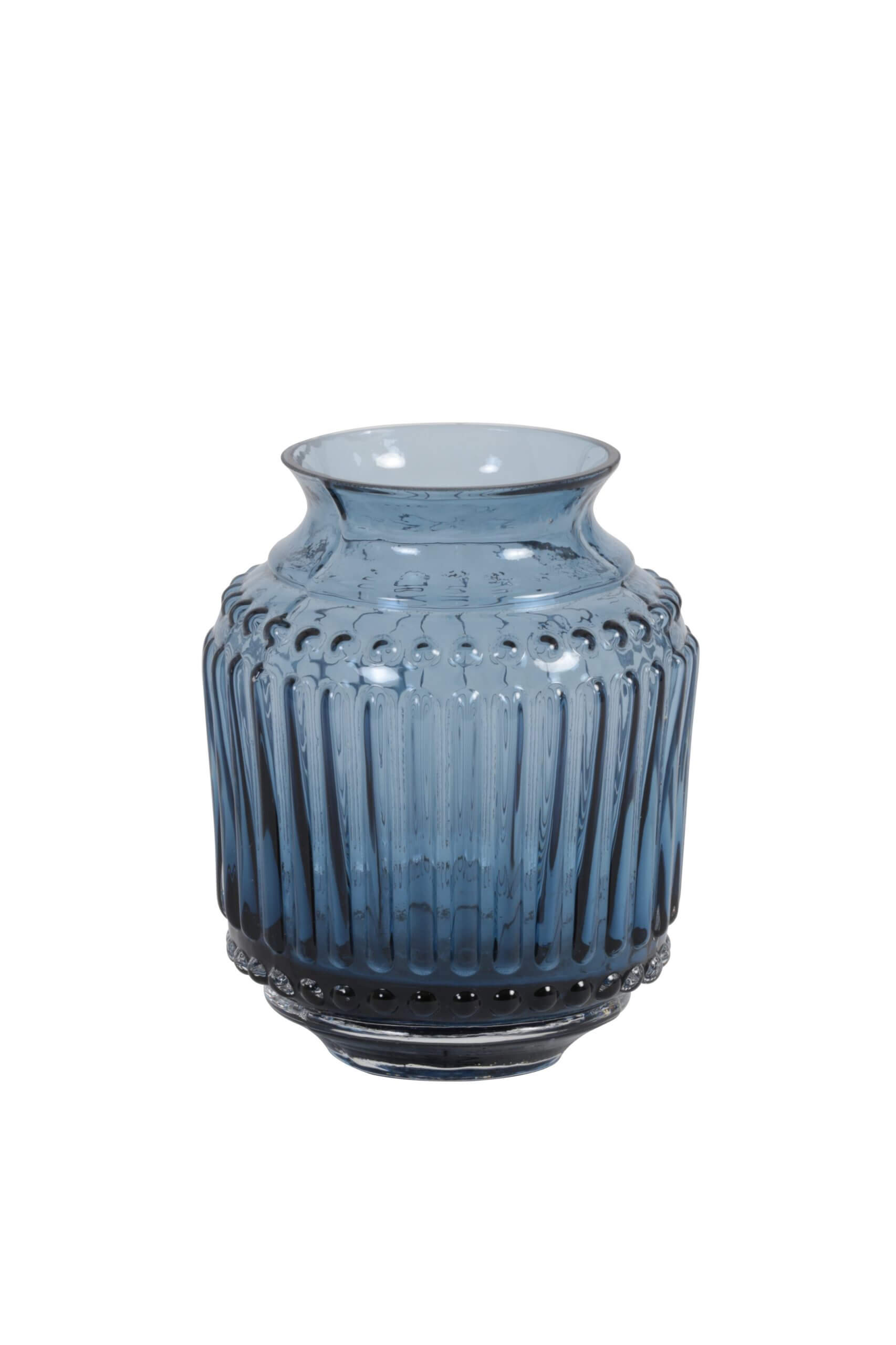 Small Dark Blue Glass Vase