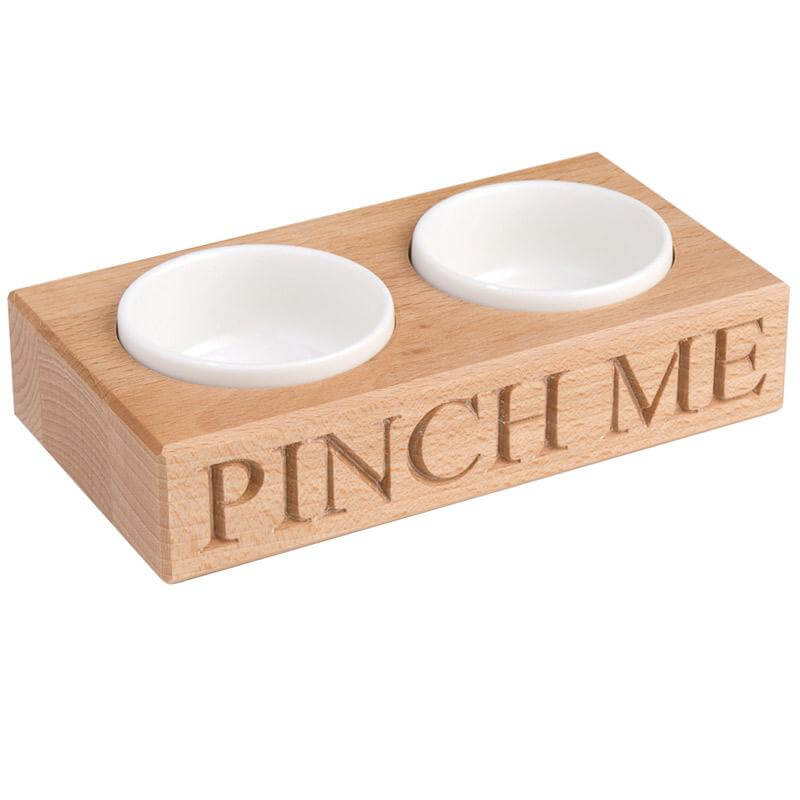 Salt and pepper dish - "can't touch this"