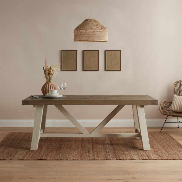 Modern Farmhouse 2m Table - front angle