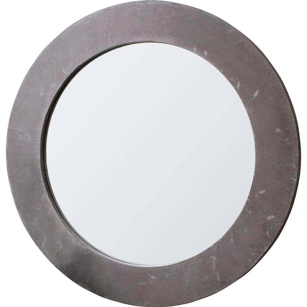 Concrete Range Round Mirror InsideOut Living
