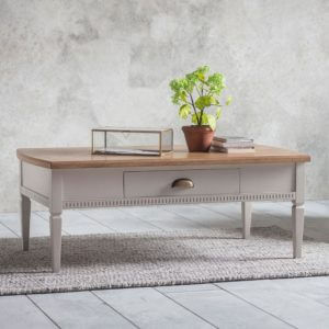 The Atlantic 1 drawer coffee table Neutral