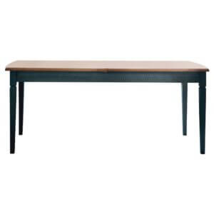 The Atlantic Extending dining Table Blue Grey (1.86m)