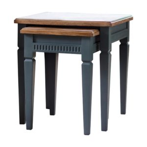 The Atlantic Nest Of 2 Tables Blue Grey