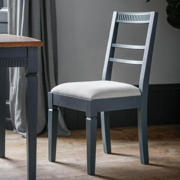 The Atlantic dining chair (2pk) - Blue Grey