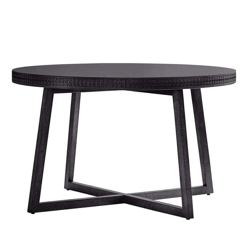 The Chic Black Range | 4 Seat Round Dining Table | Inside Out Living