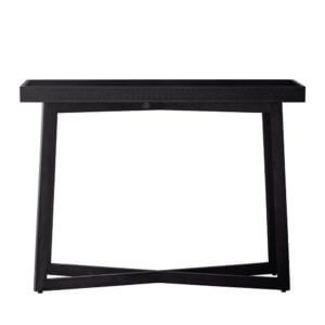 The Chic Black Console Table