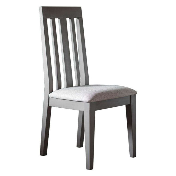 The Rural Oak Dining Chair - Slate Grey (2pk)