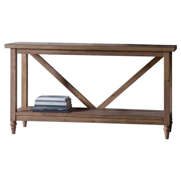 The Rural Trestle Table Smokey Oak