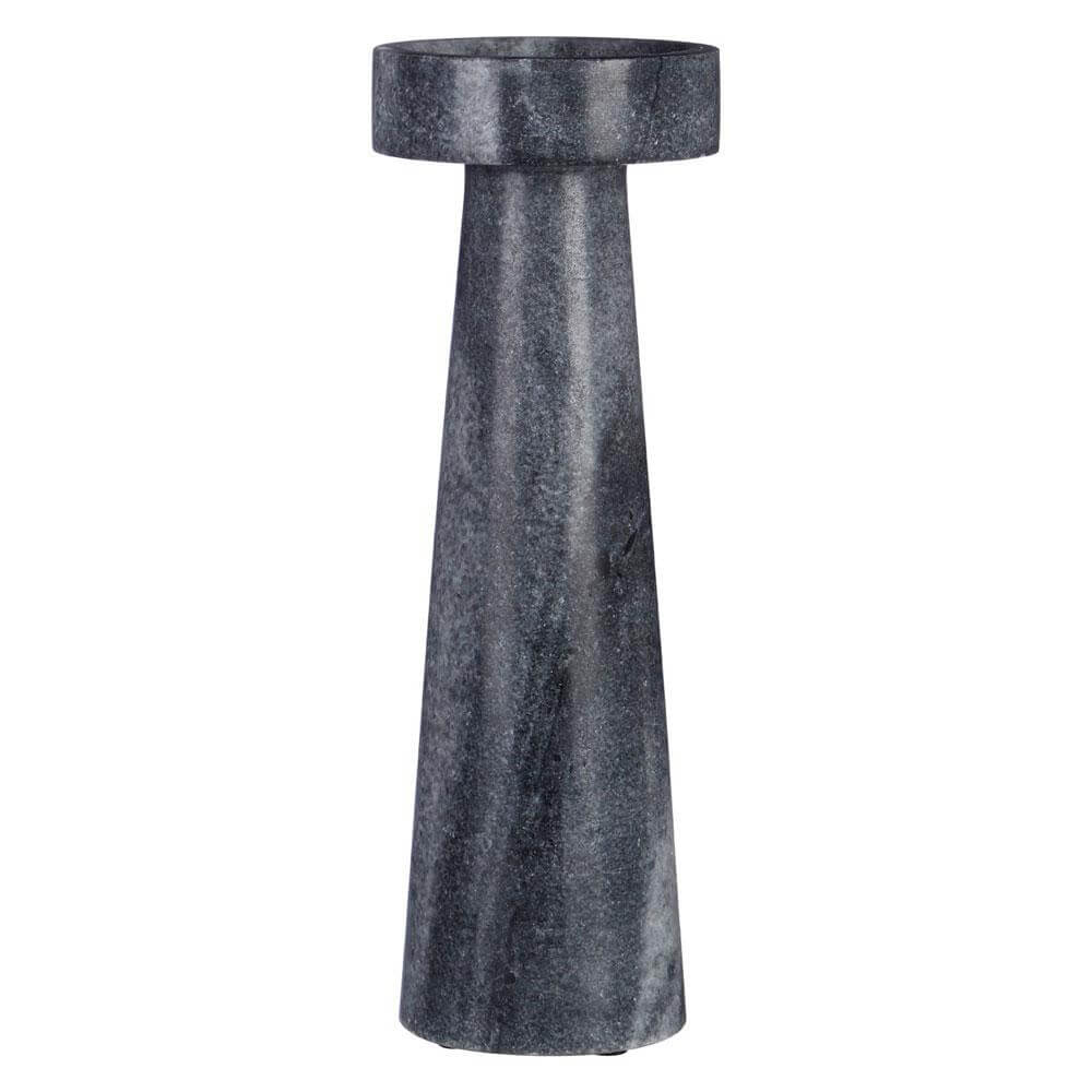 Kira Candle Holder (Large) Grey Marble