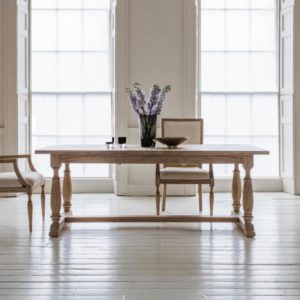 The Colonial Extending Dining Table & Armchair Set (1.65m)