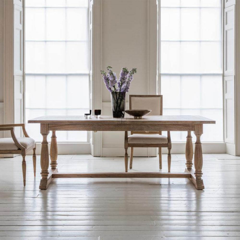 The Colonial Extending Dining Table & Chair Set (1.65m)