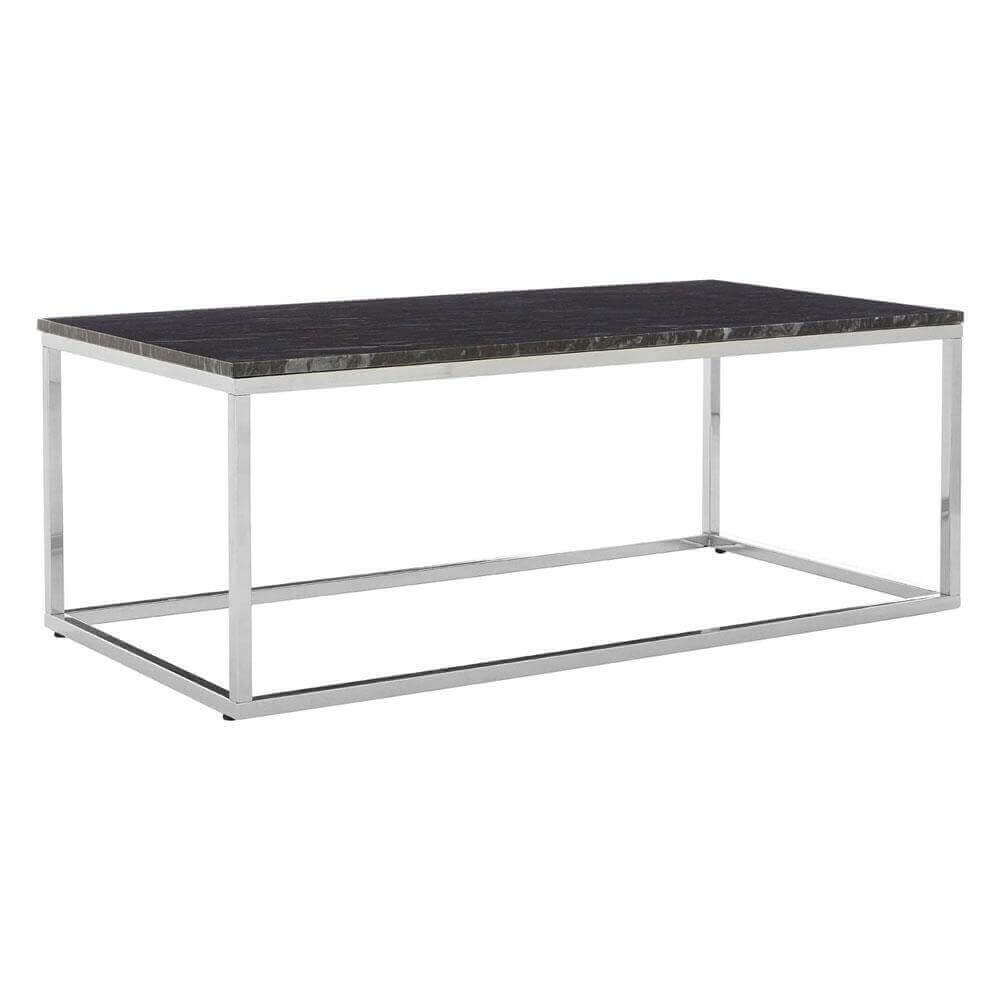 The Marble Range Black Marble Coffee Table InsideOut Living