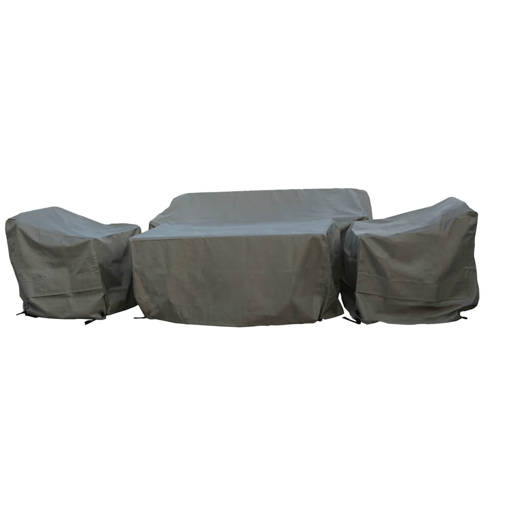 2021 Bramblecrest 3 Seat Sofa Sofa Chairs & Rectangle Casual Dining Table Protective Cover Set