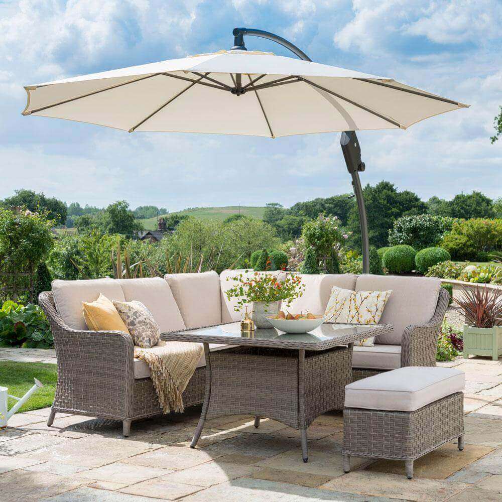 Kettler Charlbury 6 Seater Casual Corner Garden Dining Set