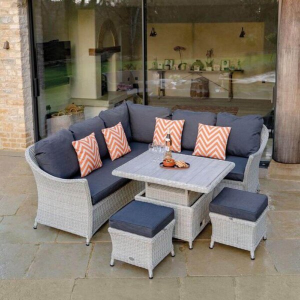 2021 Bramblecrest Monterey Outdoor Sofa Dining Table Set
