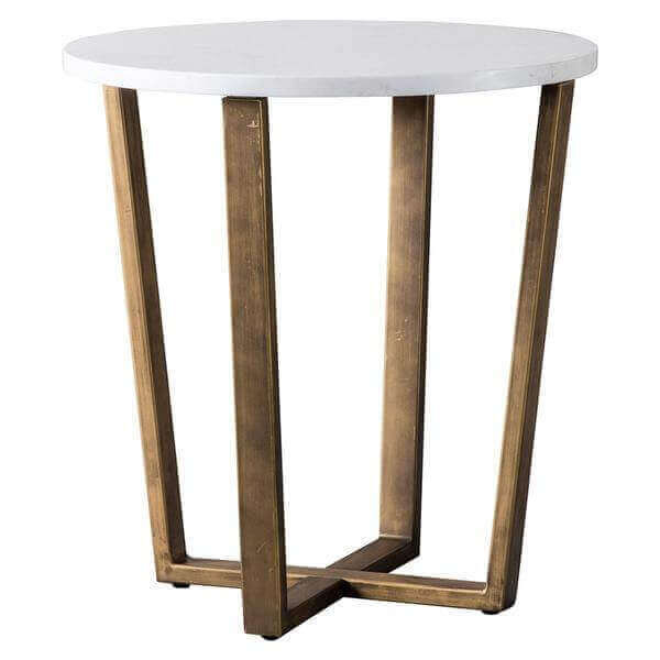 The White Marble Side Table