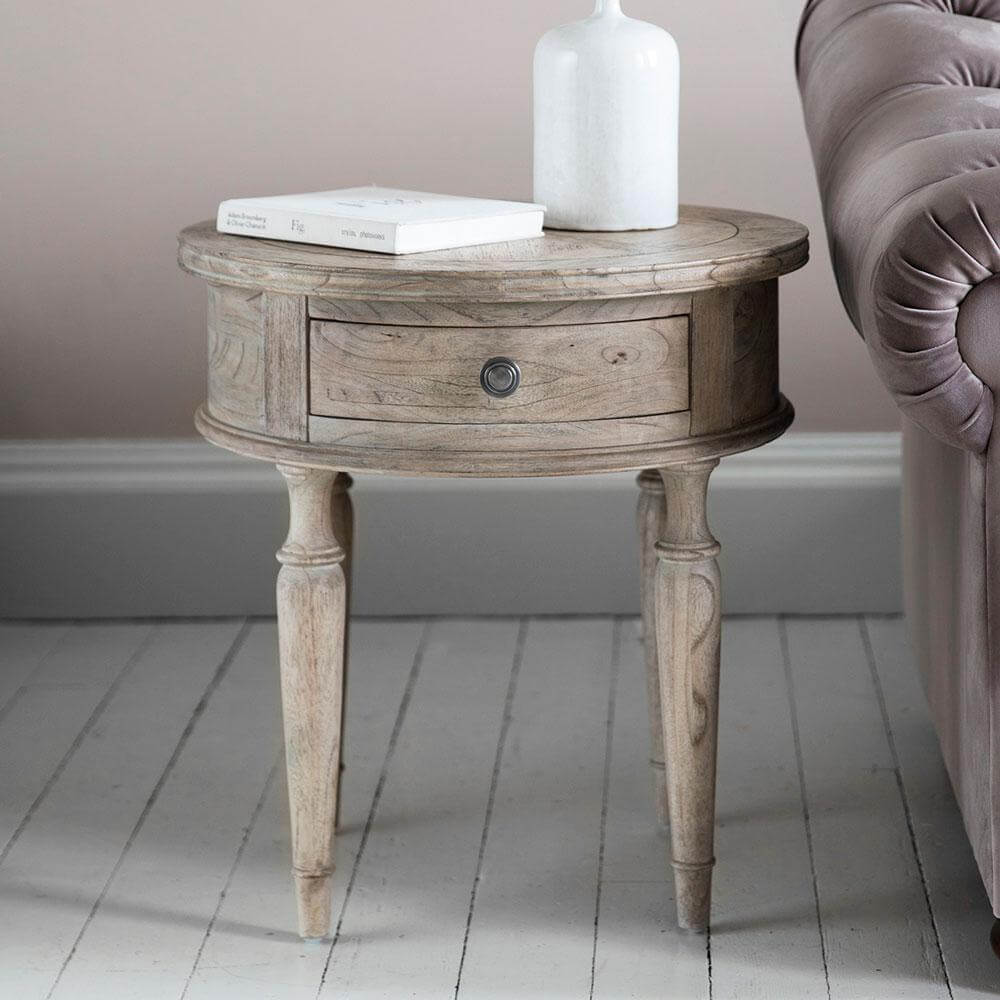 The Colonial Side Table with Drawer