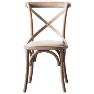 The Cross Dining Chair (2pk) - Natural