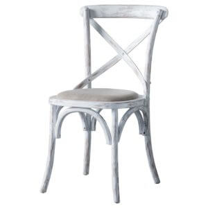 The Cross Dining Chair (2pk) - White