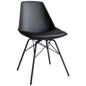 The Contemporary Dining Chair in Black (4pk)