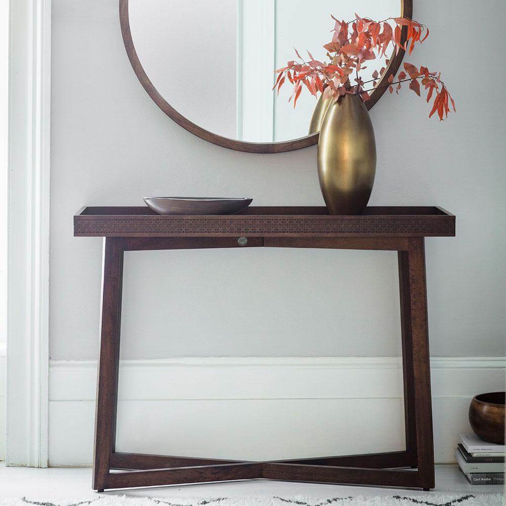 The Chic Brown Console Table