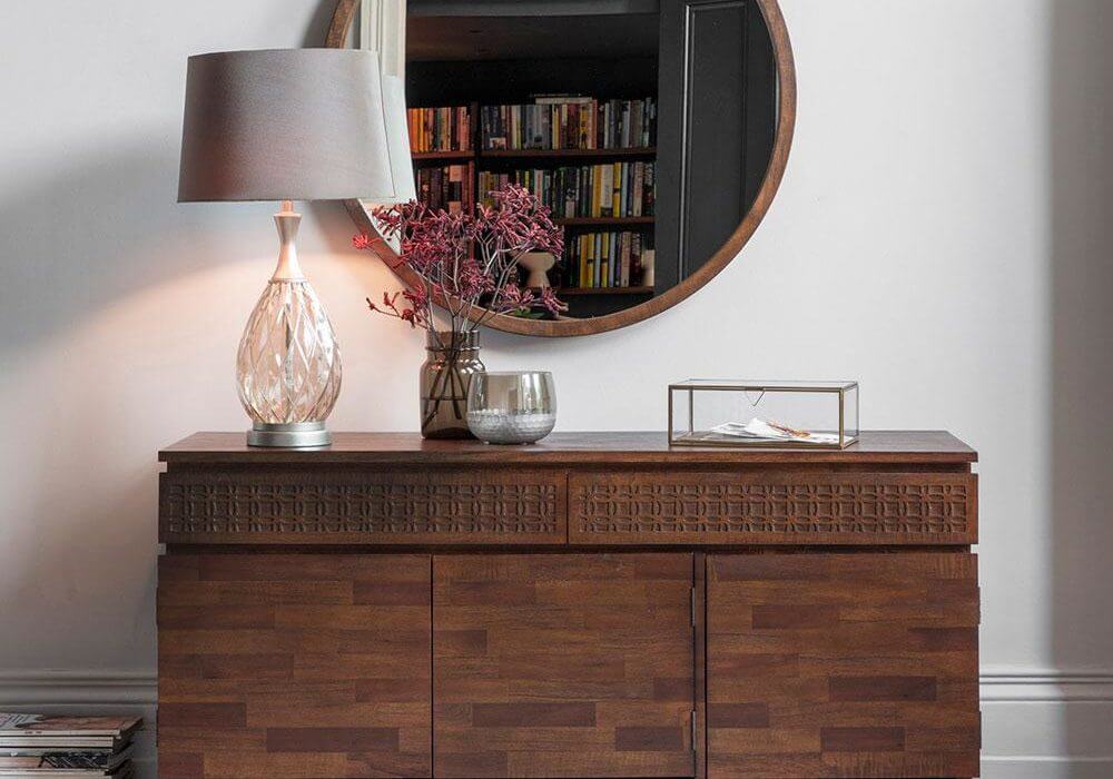 The Chic Brown 3 Door / 2 Drawer Sideboard