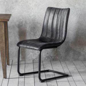 The Edwards Dining Chair in Charcoal (2pk)