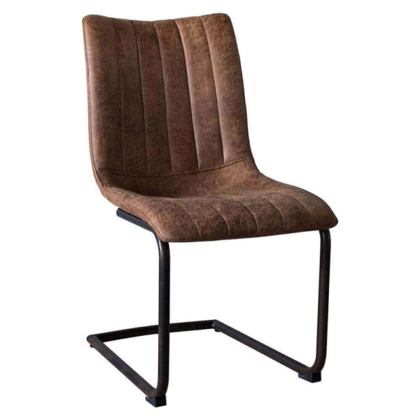 The Edwards Dining Chair in Brown (2pk)