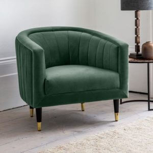 The Green Velvet Tub Chair