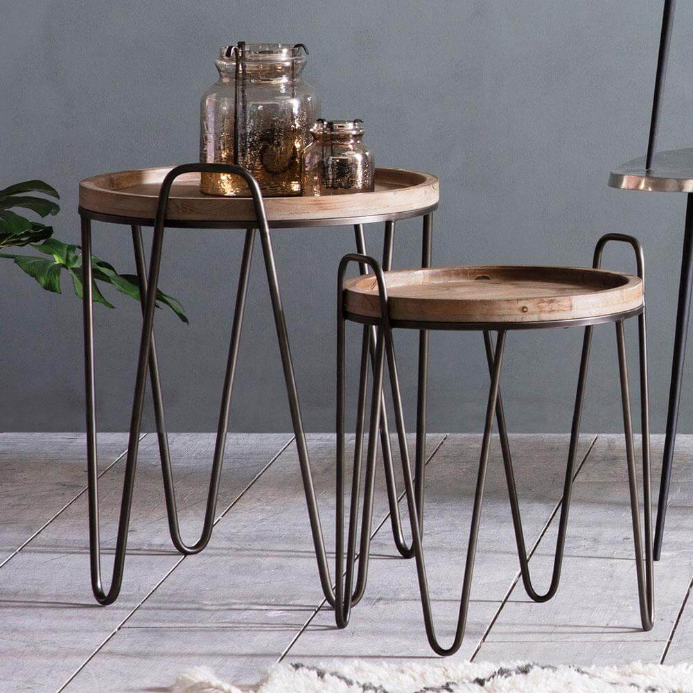 Nelson Set of 2 Side Tables
