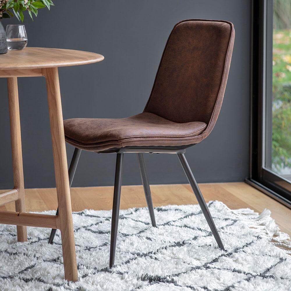 Weston Chair Brown (2pk)
