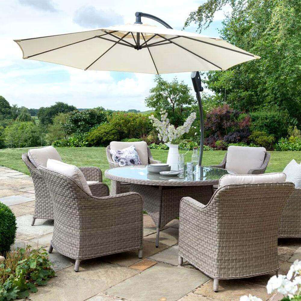 2020 Kettler Charlbury 6 Seat Garden Dining Set