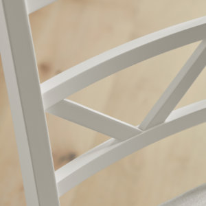 White and Grey Dining Chair