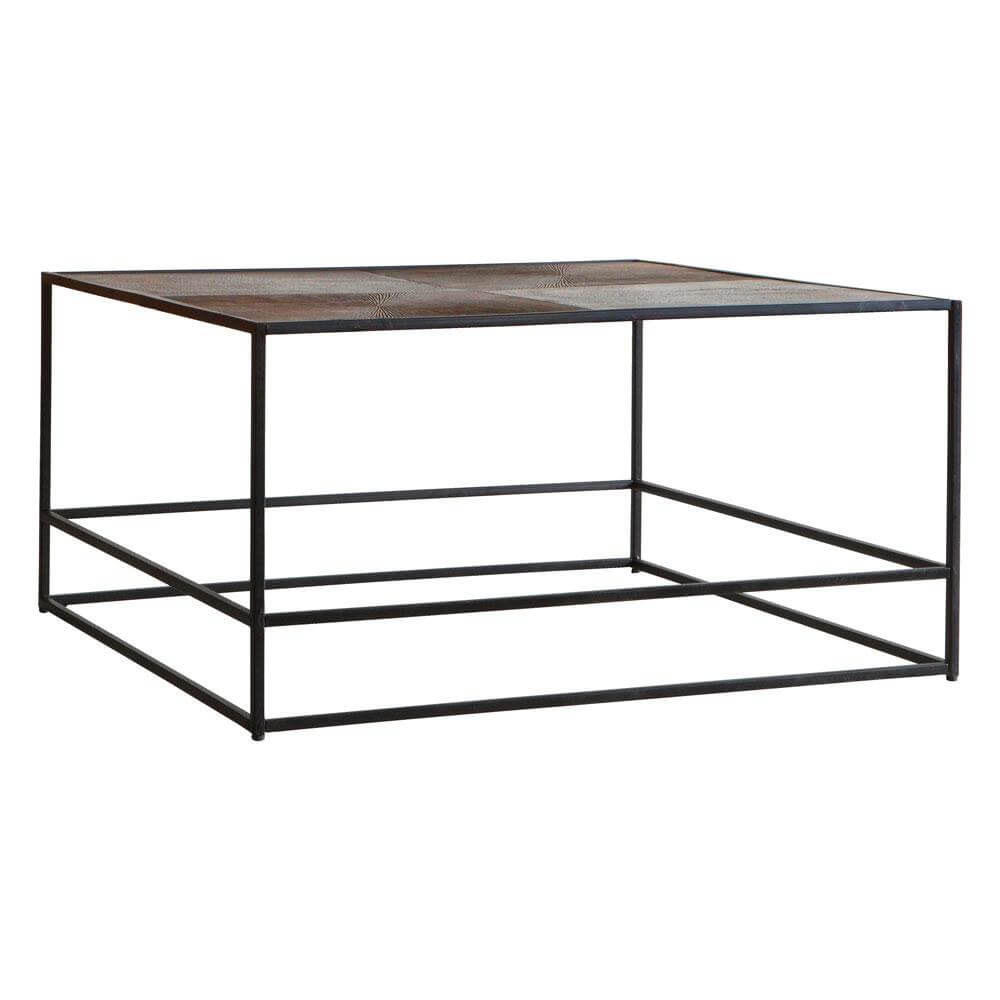 The Metal Frame Coffee Table Antique Copper