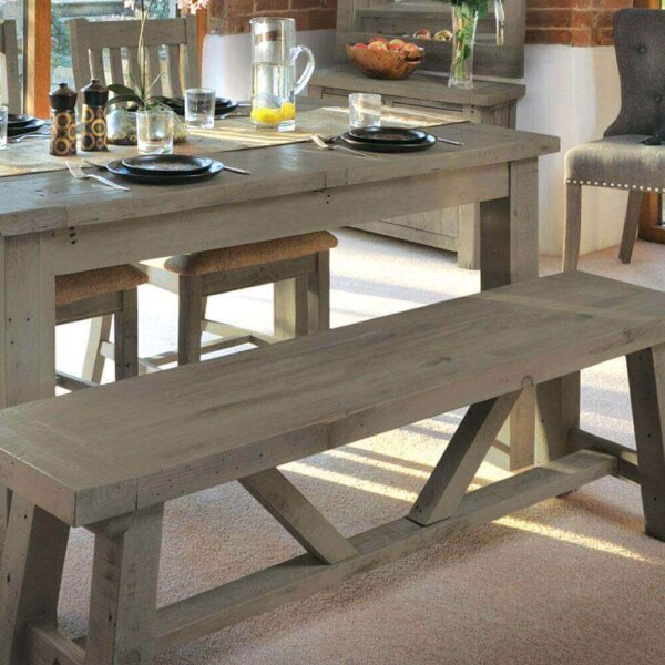 Cotswold Small Dining Bench with Cotswold Dining Table