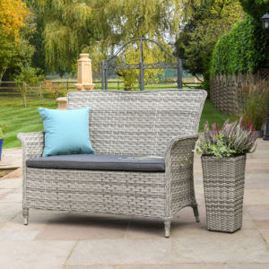 2020 Hartman Heritage 2-Seat Garden Bench - Ash/Slate