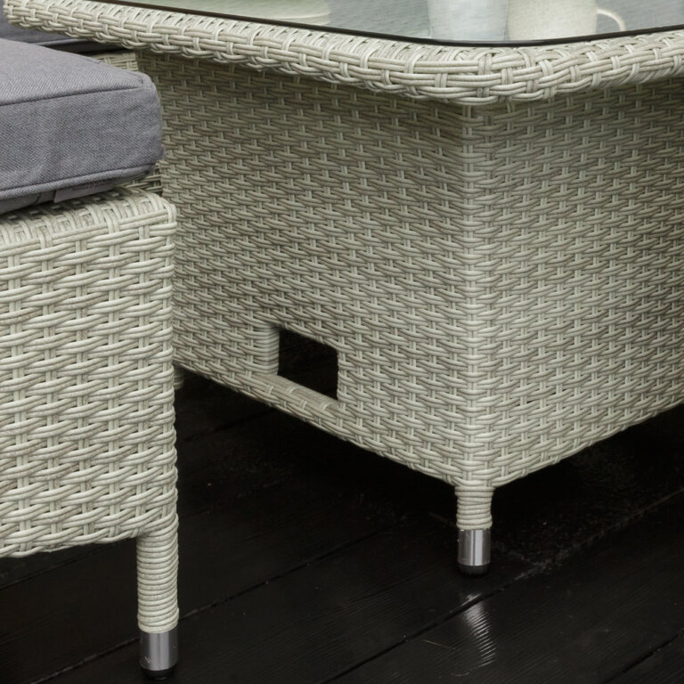 Bramblecrest Tetbury Garden Sofa Set, adjustable table and stools