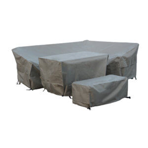 Bramblecrest Tetbury Rectangle Modular Sofa Set Protective Cover Set- Long Left