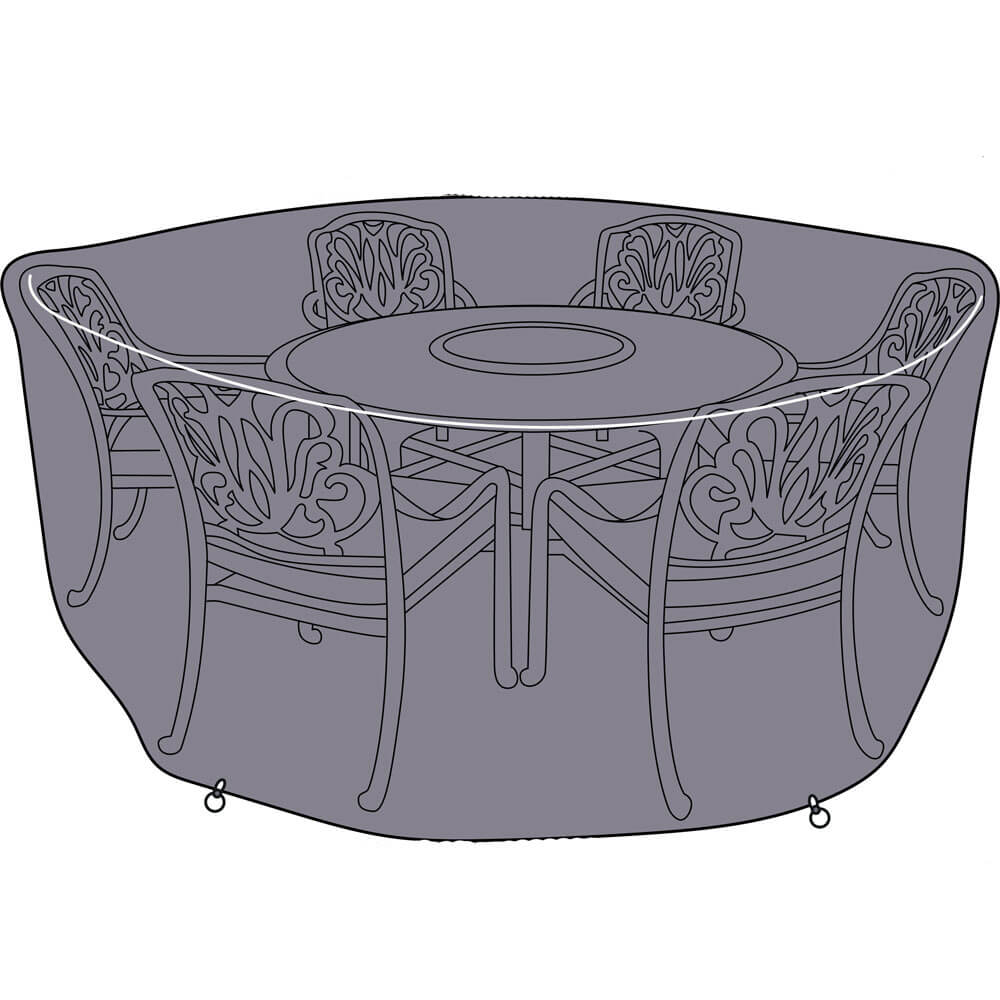2021 Hartman Cast Aluminium 6 Seat Round Set Protective Cover