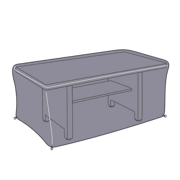 illustration of westbury 150cm x 80 cm table protective cover