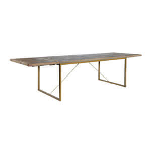 Wiltshire 1.8m extending dining table- nutmeg. table extended on both ends
