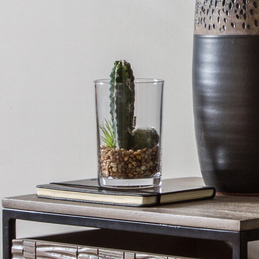 Artificial Mini Cacti Garden In Jar