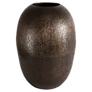 ilbao Copper Eliptical Vase
