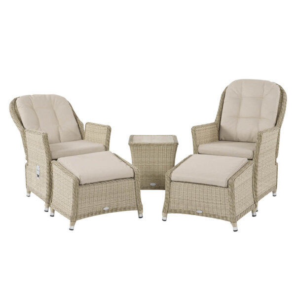 Two_reclingin_Garden_Chairs_One_further_Reclined_Against_White_background