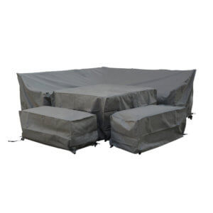 Bramblecrest Aluminium Square Corner Sofa Set Protective Cover Set