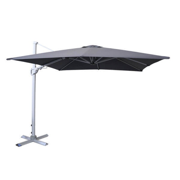 Hartman Pacific 2.7m Square Cantilever Parasol With Waterfilled Base on a white background