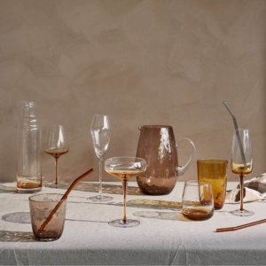 Pebley-dusk-tinted-glass-collection-on-table_2