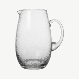 Pebley-hammered-mouthblown-glass-jug-clear-glass-200cl_1
