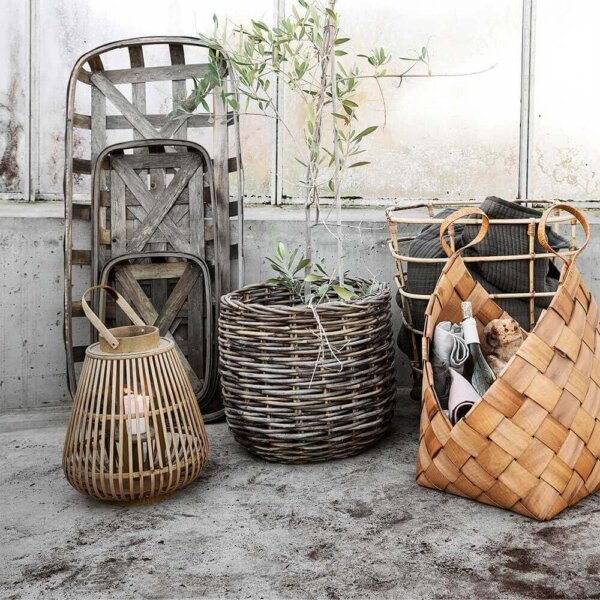Elsford_Indoor_Outdoor_Lantern_Bamboo-Lantern_sat-amongst-wicker-baskets_1